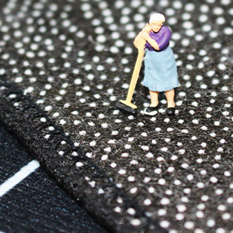 Minimalist Round Carpet Trendy Polyester Area Rug Stain Resistant Rug for Living Room