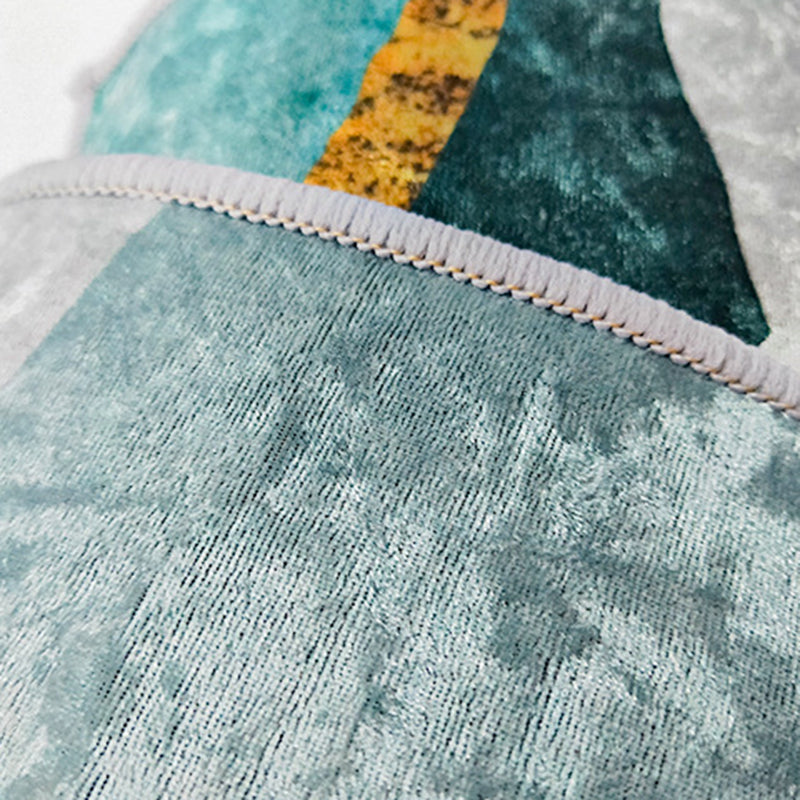 Minimalist Carpet Modern Abstract Print Rug Polyester Anti-Slip Carpet for Living Room