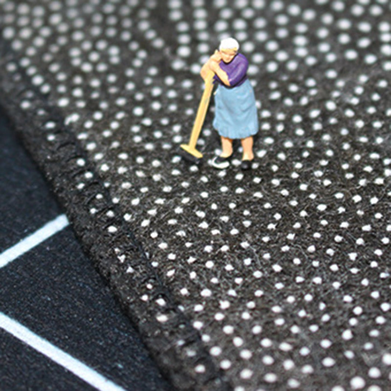 Modern Area Rug Funky Contrast Panel Rug Polyester Stain Resistant Carpet for Living Room