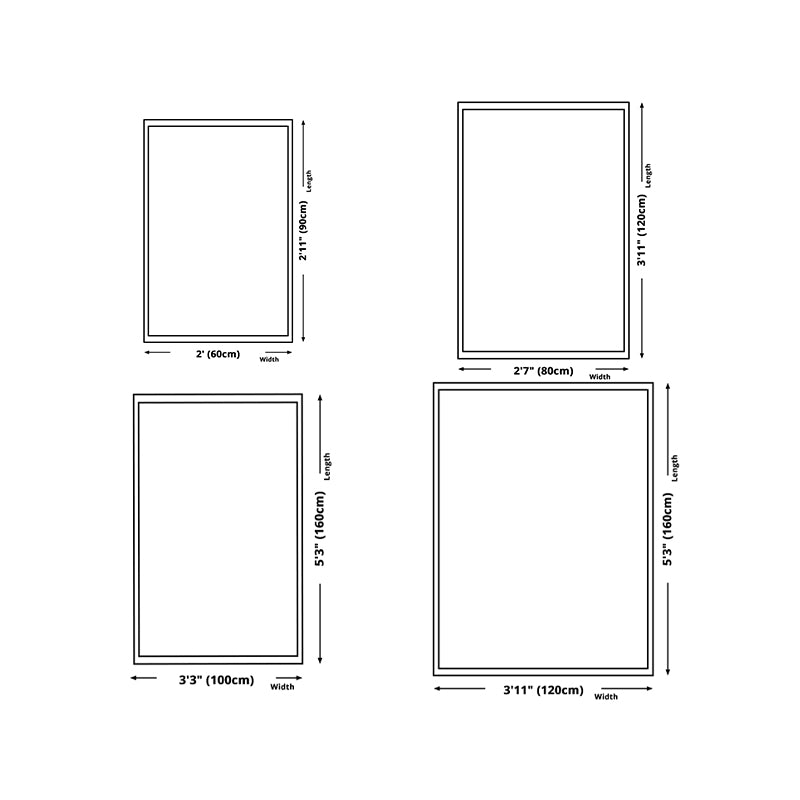 Creative Flowers Print Carpet Polyester Rug Pet Friendly Indoor Rug for Living Room