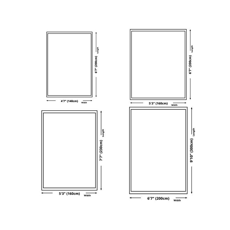 Creative Flowers Print Carpet Polyester Rug Pet Friendly Indoor Rug for Living Room