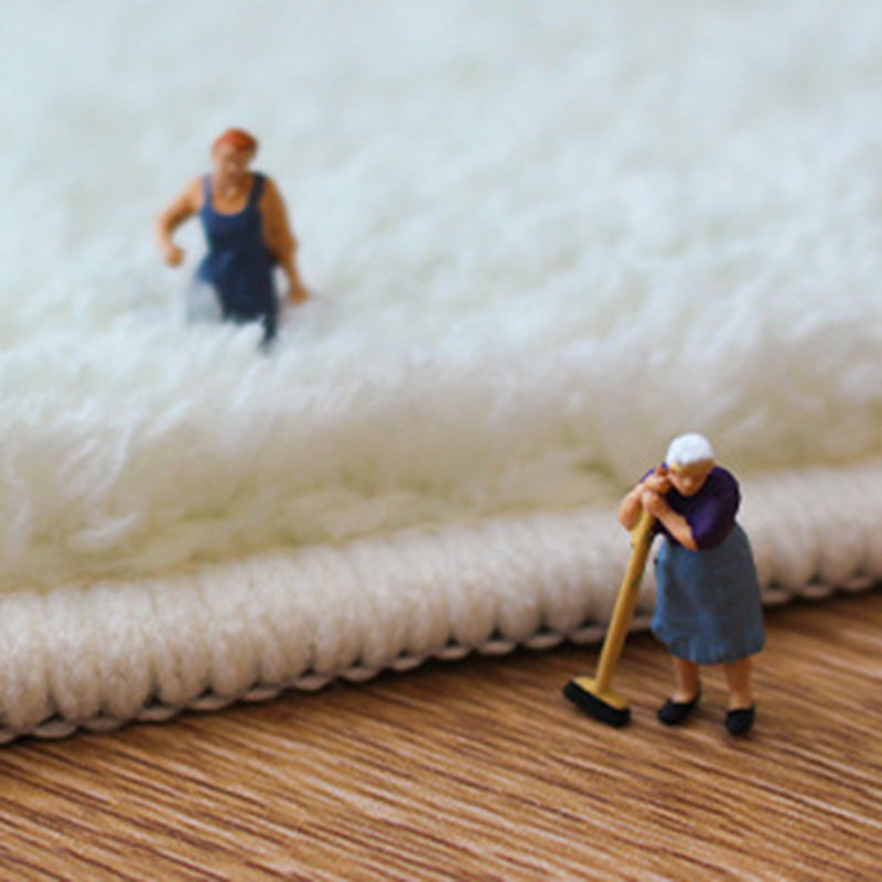 Funky Area Carpet Simple Abstract Print Rug Polyester Stain Resistant Carpet