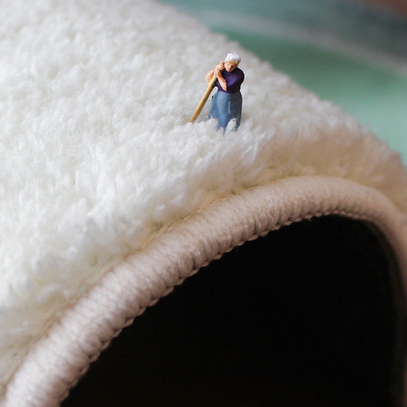 Funky Area Carpet Simple Abstract Print Rug Polyester Stain Resistant Carpet