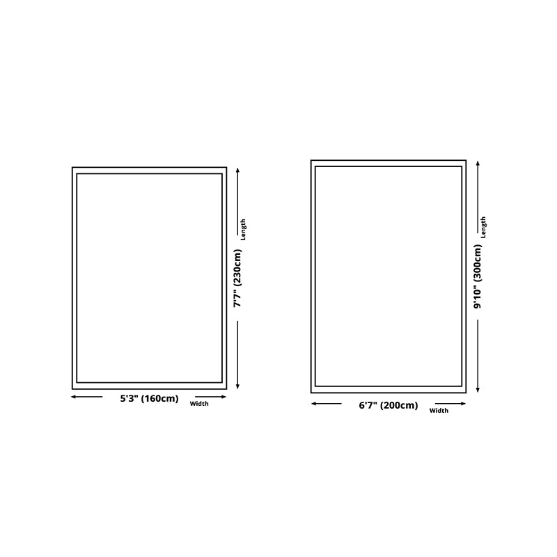 Modern Polyester Carpet Trendy Zebra Pattern Carpet Non-Slip Area Rug for Living Room