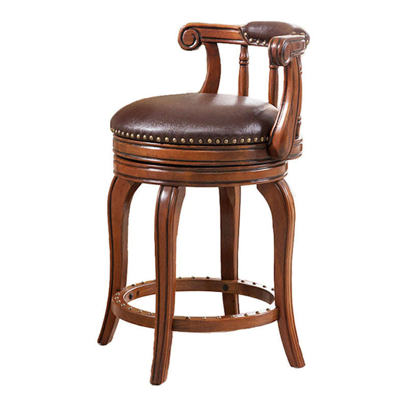 Modern 1/3 Pieces Solid Wood Pub Table Set Round Counter Table for Dining Room