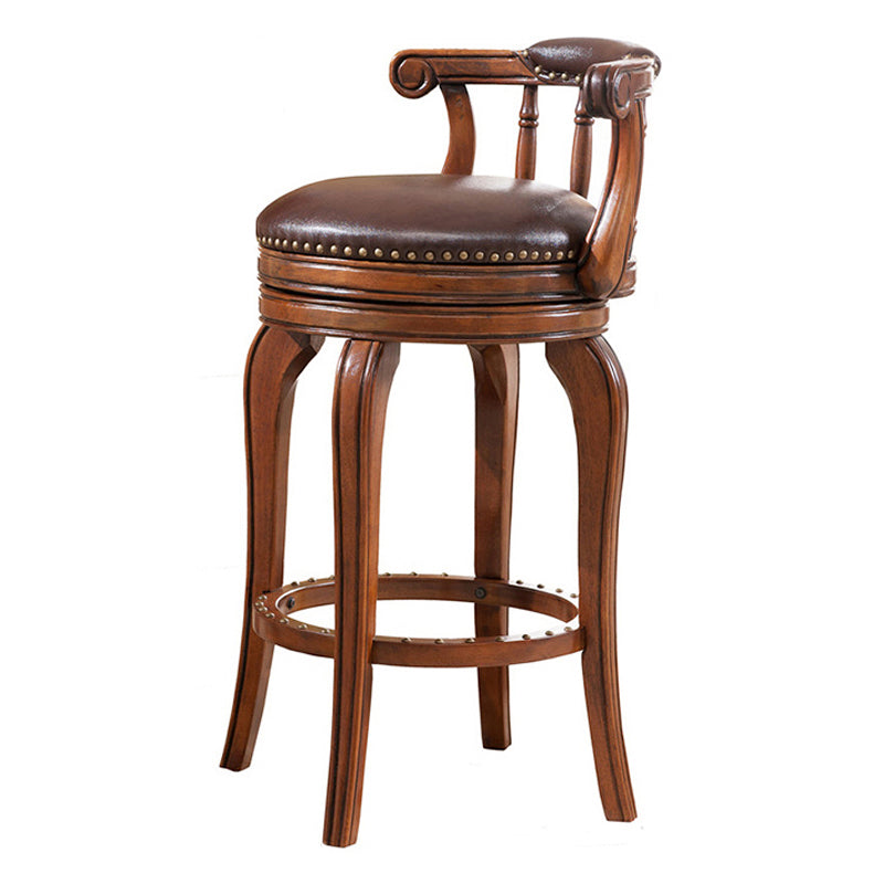 Modern 1/3 Pieces Solid Wood Pub Table Set Round Counter Table for Dining Room