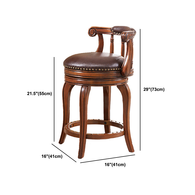 Modern 1/3 Pieces Solid Wood Pub Table Set Round Counter Table for Dining Room