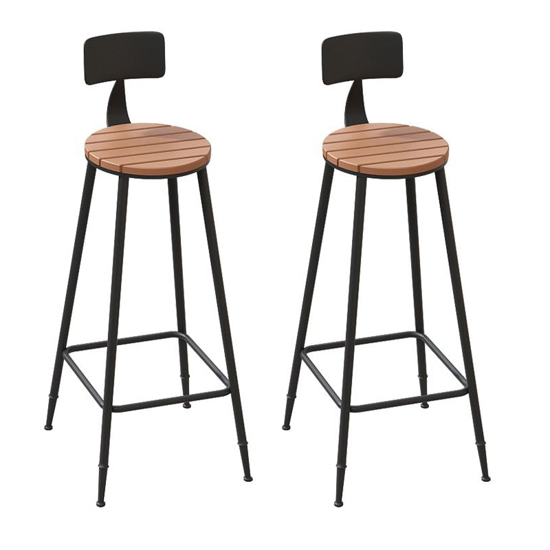 Modern Bar Table Set 1/2/5 Pieces Rectangle Wood Counter Table with Stools for Balcony