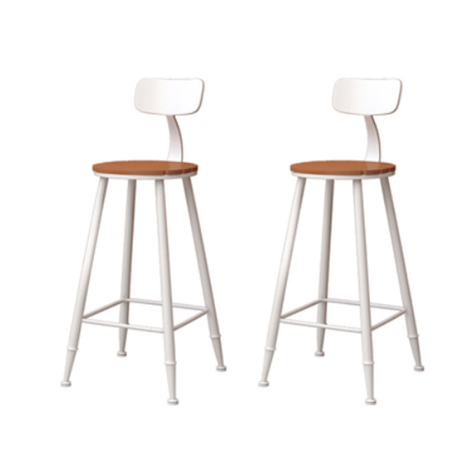 Modern Bar Table Set 1/2/5 Pieces Rectangle Wood Counter Table with Stools for Balcony