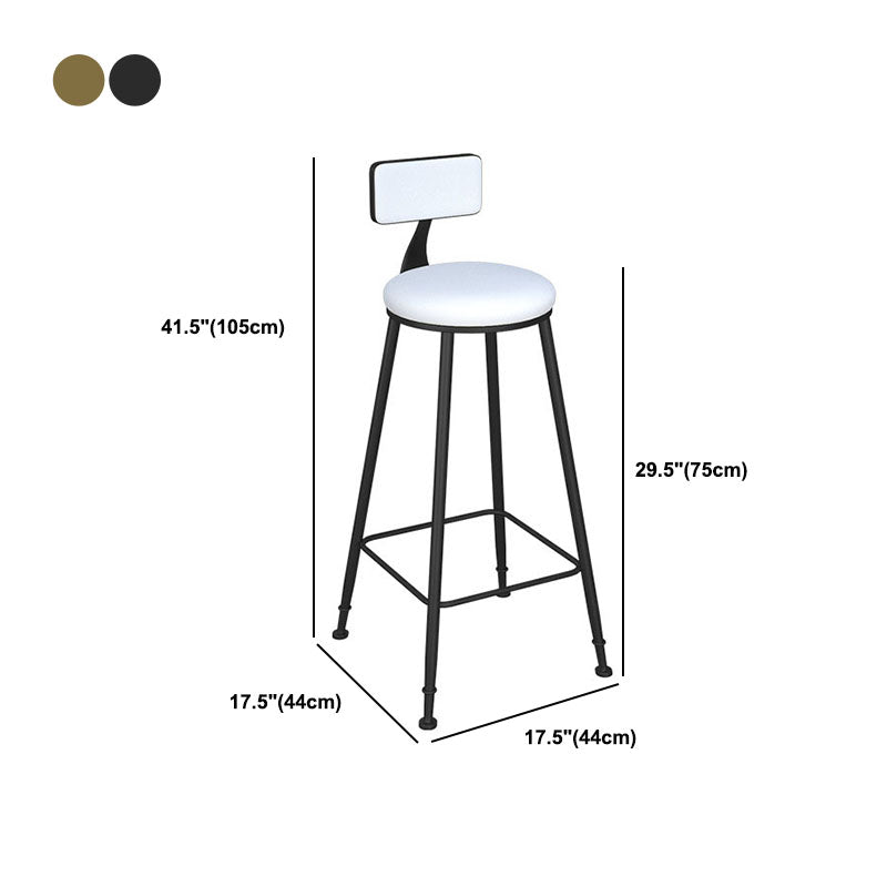 Glam 1/2/3 Pieces Bar Table Set Rectangle Stone Bar Table with Metal High Stools