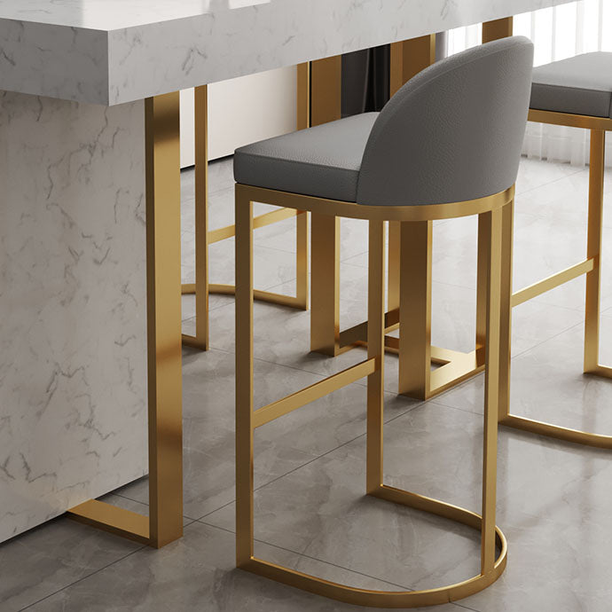 Indoor Modern Pub Dining Set 1/2/5 Pieces White Stone Top Bar Pub Table Set