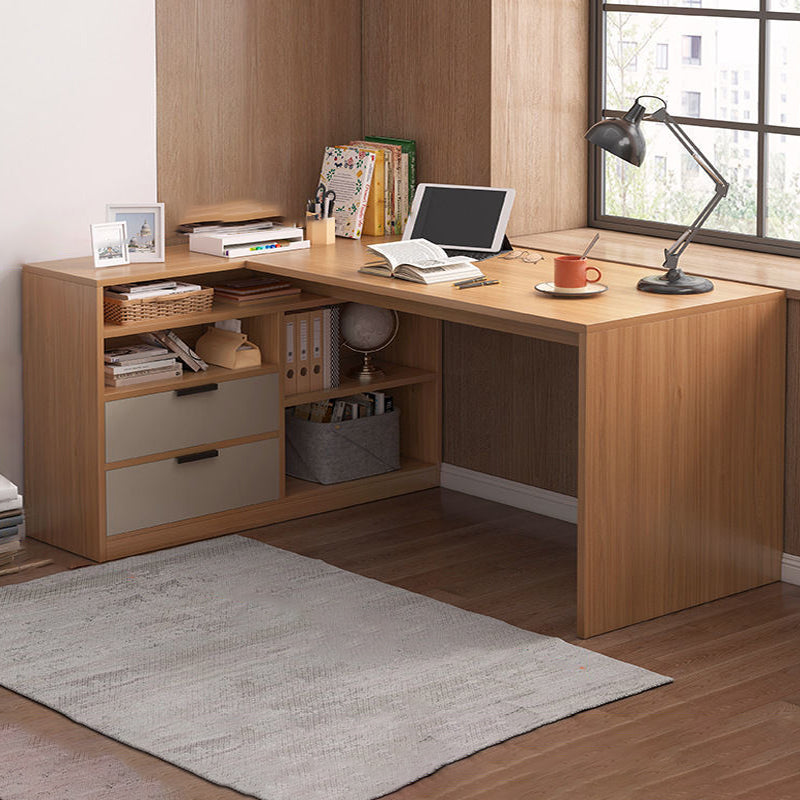 Contemporary Home Credenza Desk Rectangular Wooden Writing Desk