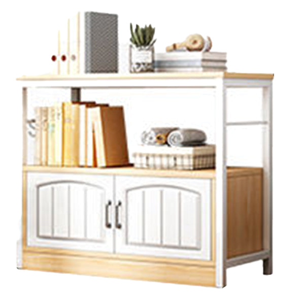 Modern Metal Book Shelf Home Open Back Bookcase with Shelves