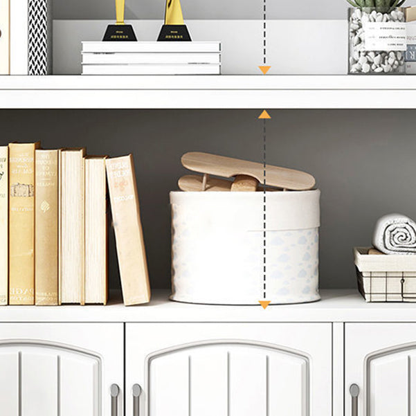 Modern Metal Book Shelf Home Open Back Bookcase with Shelves