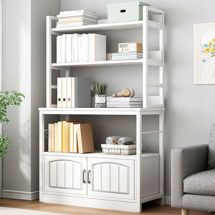 Modern Metal Book Shelf Home Open Back Bookcase with Shelves