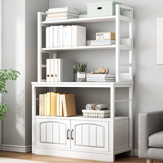 Modern Metal Book Shelf Home Open Back Bookcase with Shelves