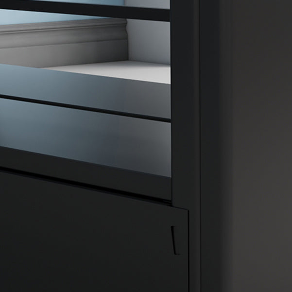 Urban Open Back Shelf Bookcase Standard Steel Bookshelf for Study Room