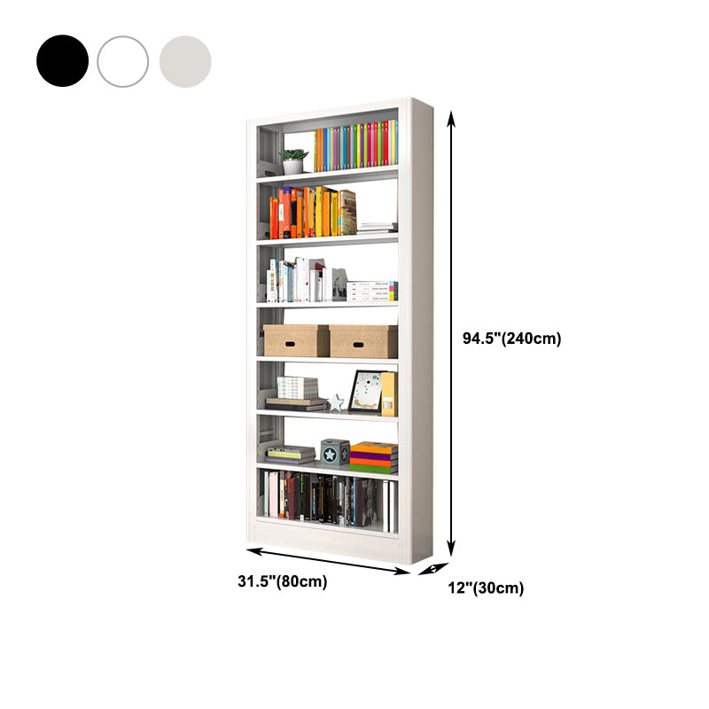 Urban Open Back Shelf Bookcase Standard Steel Bookshelf for Study Room