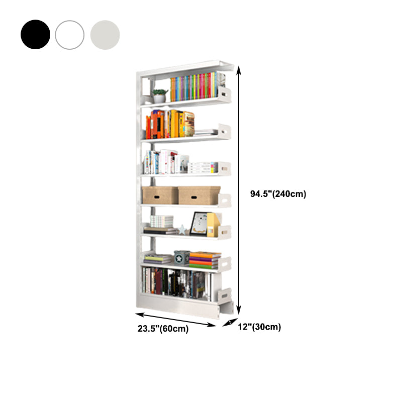 Urban Open Back Shelf Bookcase Standard Steel Bookshelf for Study Room