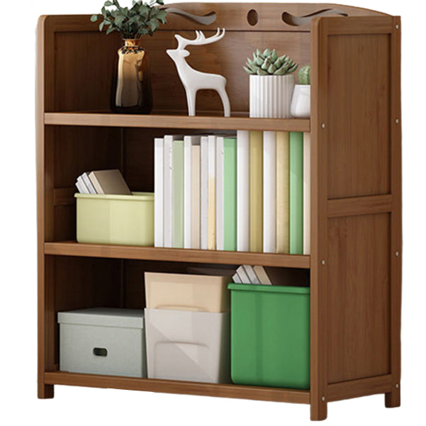 9.9" W Modern Bookcase Matte Finish Closed Back Bookshelf for Study Room