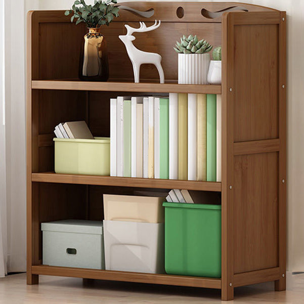 9.9" W Modern Bookcase Matte Finish Closed Back Bookshelf for Study Room