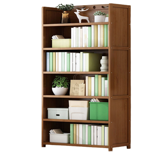 9.9" W Modern Bookcase Matte Finish Closed Back Bookshelf for Study Room