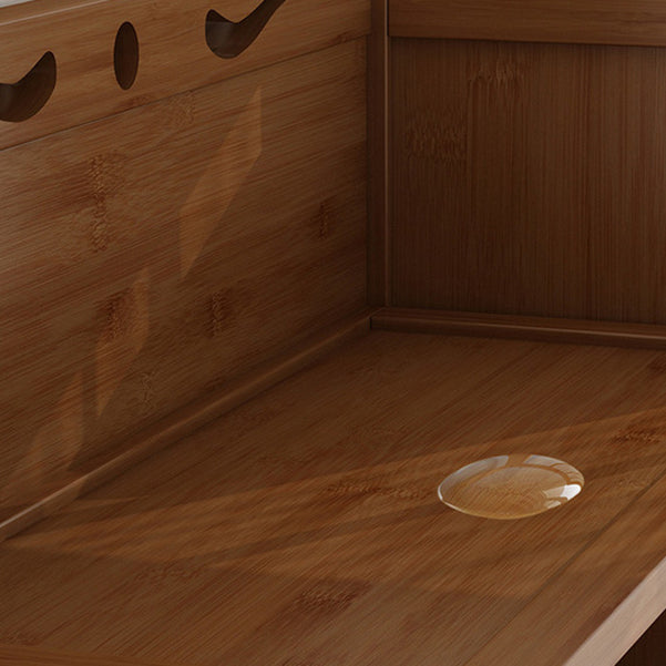 9.9" W Modern Bookcase Matte Finish Closed Back Bookshelf for Study Room