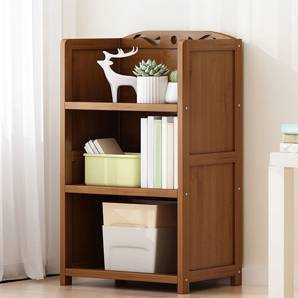 9.9" W Modern Bookcase Matte Finish Closed Back Bookshelf for Study Room