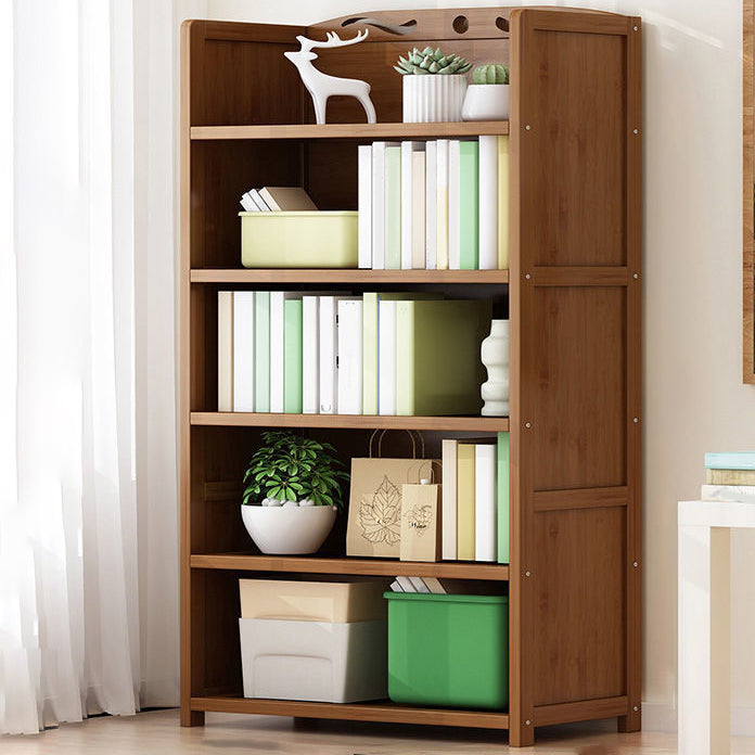9.9" W Modern Bookcase Matte Finish Closed Back Bookshelf for Study Room