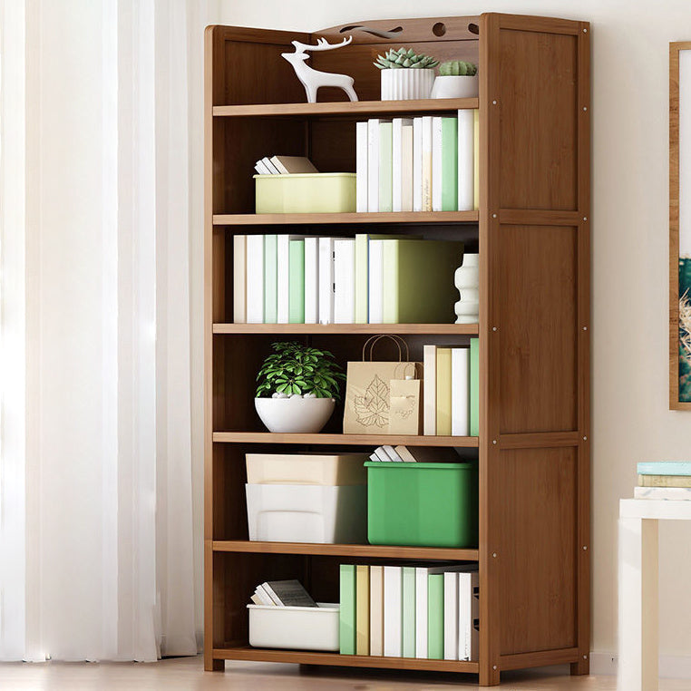 9.9" W Modern Bookcase Matte Finish Closed Back Bookshelf for Study Room