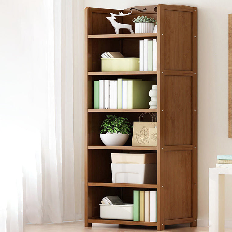 9.9" W Modern Bookcase Matte Finish Closed Back Bookshelf for Study Room