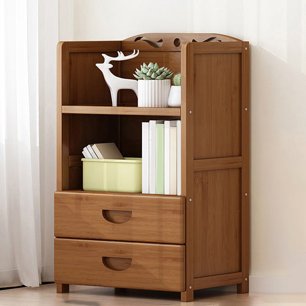 9.9" W Modern Bookcase Matte Finish Closed Back Bookshelf for Study Room