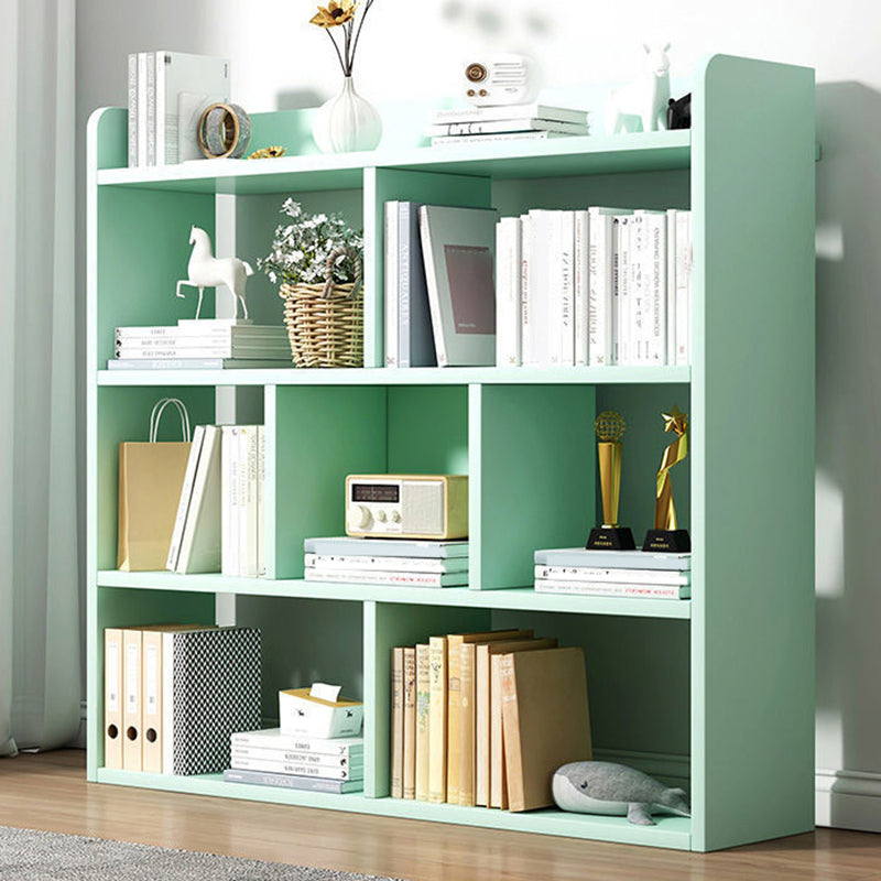Contemporary Wooden Shelf Bookcase Cube Bookshelf for Study Room