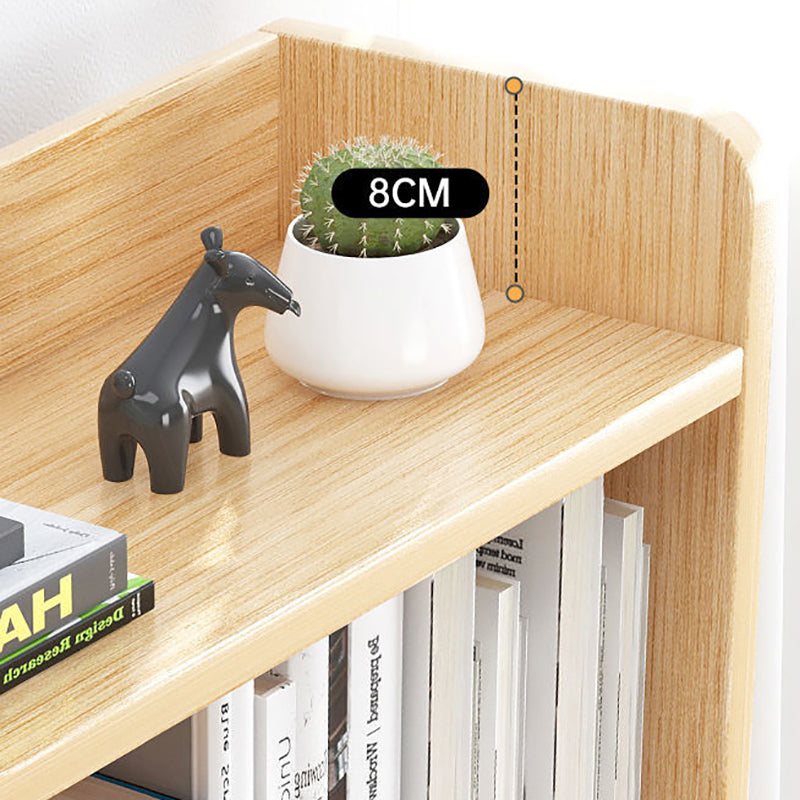 Contemporary Wooden Shelf Bookcase Cube Bookshelf for Study Room