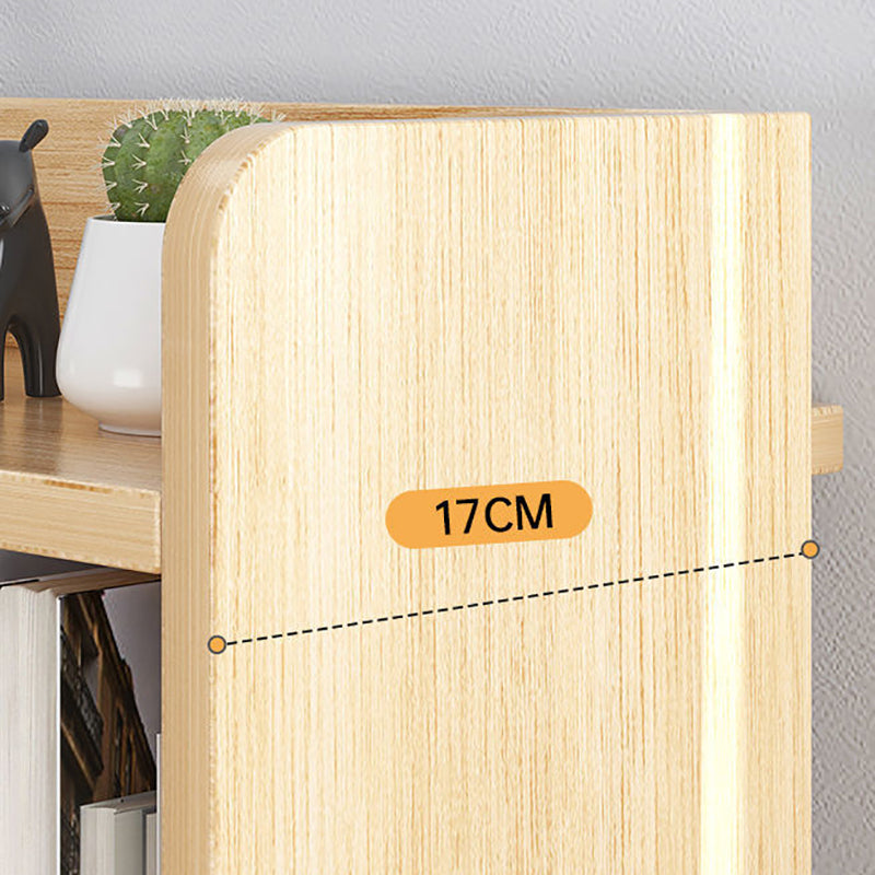 Contemporary Wooden Shelf Bookcase Cube Bookshelf for Study Room