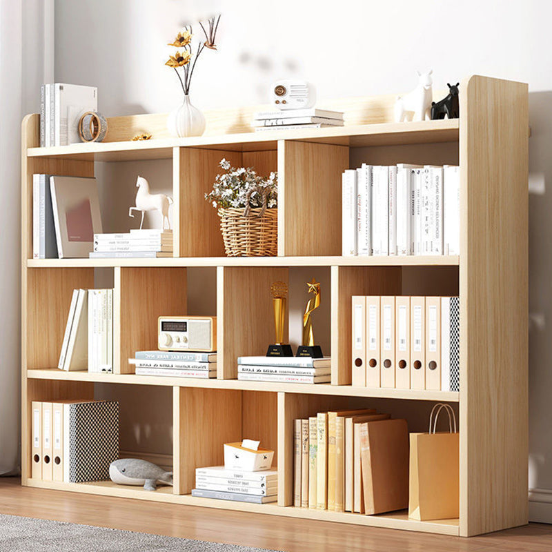 Contemporary Wooden Shelf Bookcase Cube Bookshelf for Study Room