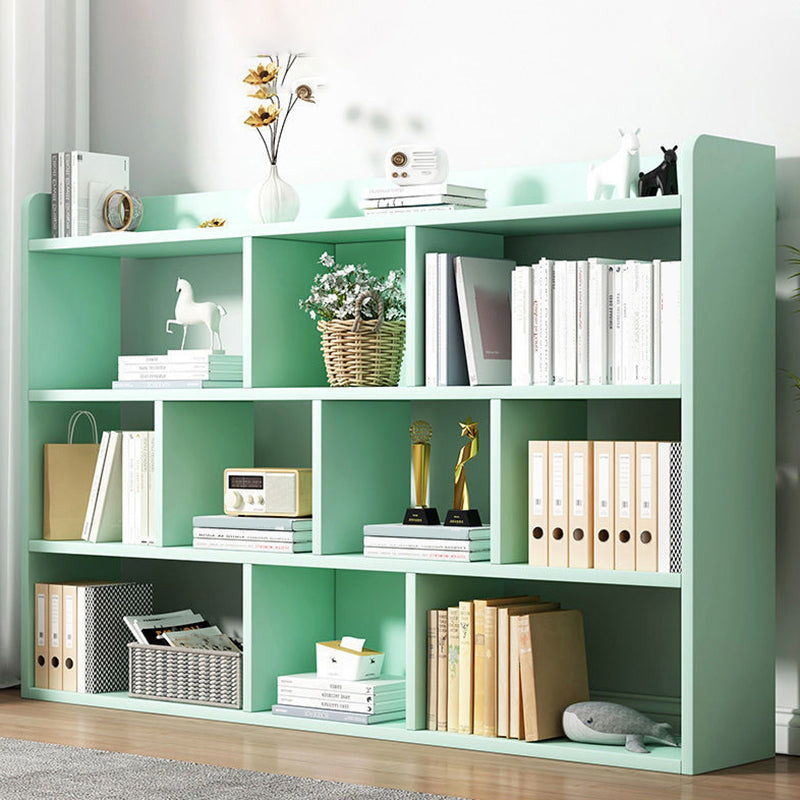 Contemporary Wooden Shelf Bookcase Cube Bookshelf for Study Room