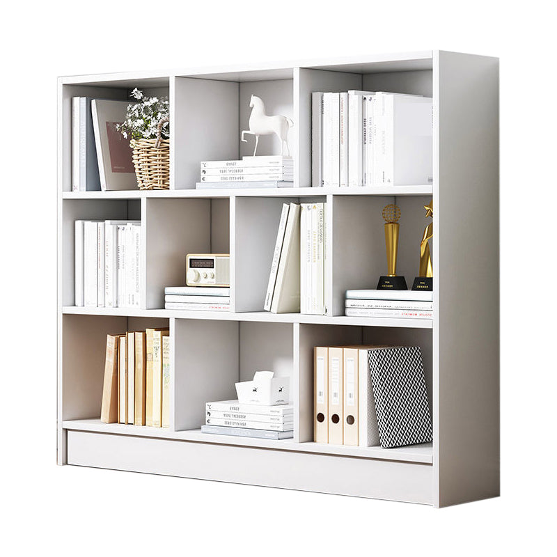 Contemporary Wooden Shelf Bookcase Cube Bookshelf for Study Room