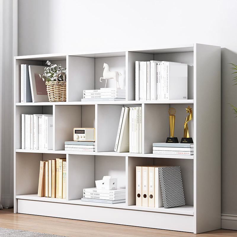 Contemporary Wooden Shelf Bookcase Cube Bookshelf for Study Room