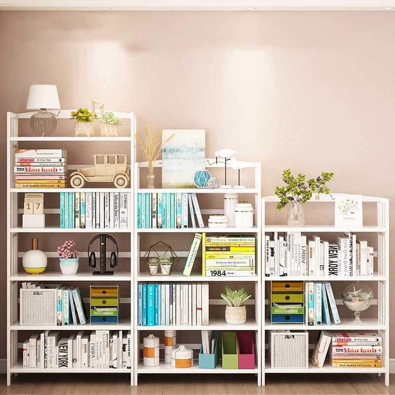 Wooden Shelf Bookcase Contemporary Book Shelf for Studying Room