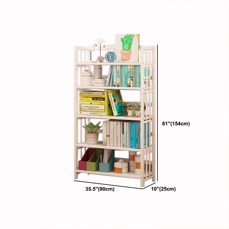 Wooden Shelf Bookcase Contemporary Book Shelf for Studying Room