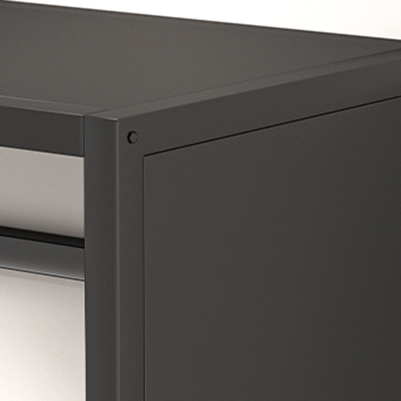 10" Wide Standard Bookcase and Steel Open Book Shelf with Rectangular Shelves