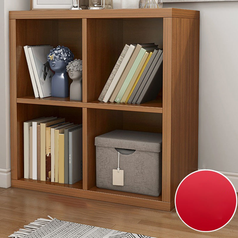 11.8" H Contemporary Style Cube Bookshelf Solid Wood Bookcase for Home