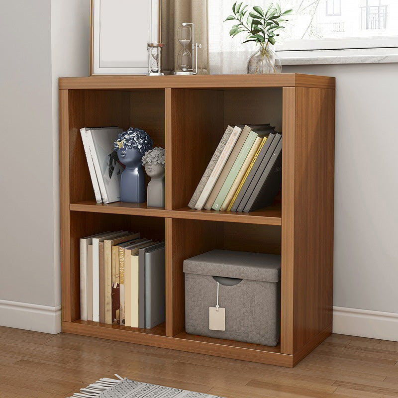 11.8" H Contemporary Style Cube Bookshelf Solid Wood Bookcase for Home