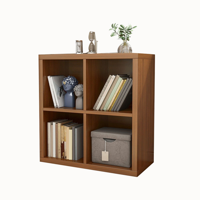 11.8" H Contemporary Style Cube Bookshelf Solid Wood Bookcase for Home