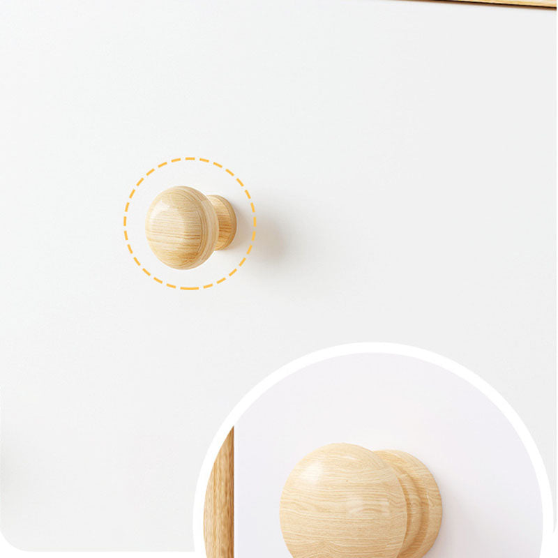 9.5" W Modern Wooden Bookcase Open Storage Bookshelf with Drawers and Shelves