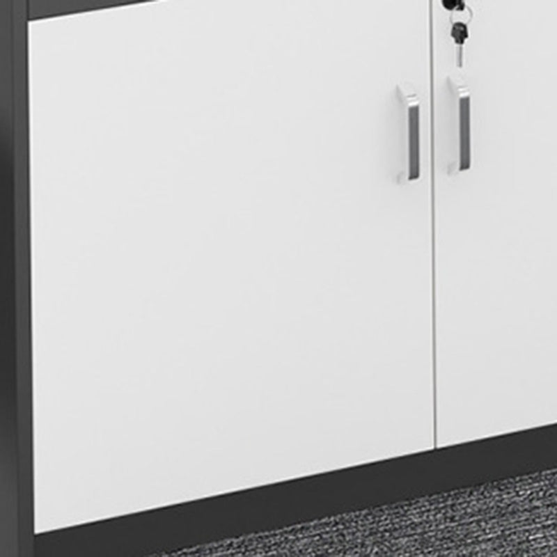 11.8"W Wood Bookshelf with Geometric Multi Layers Bookcase in Dark Taupe (without Plant)