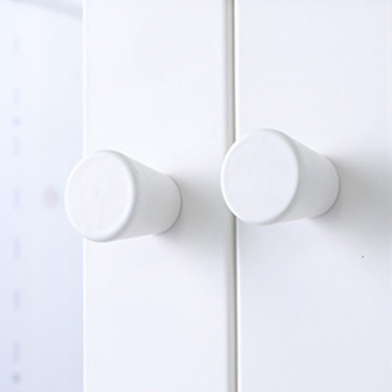 Modern Metal Bookcase Standard Shelves Included Bookshelf with Glass Doors