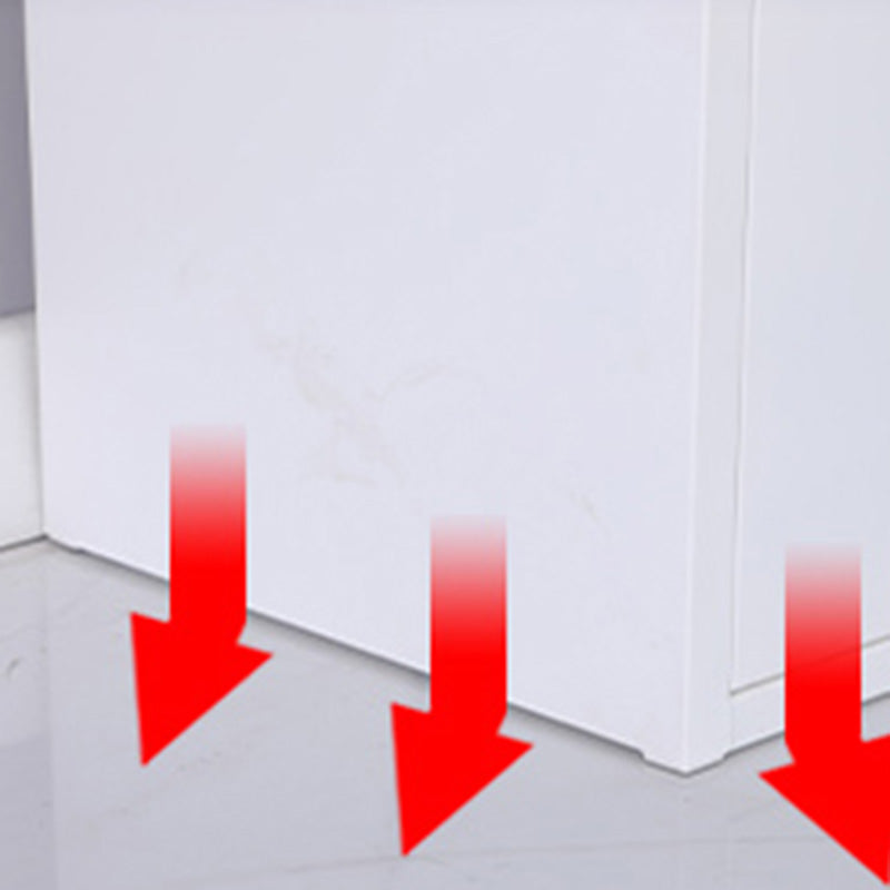 Modern Metal Bookcase Standard Shelves Included Bookshelf with Glass Doors