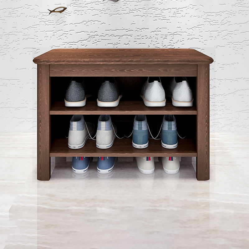 13.8" Wide Modern Entryway Bench Solid Wood Entryway Bench Seating Bench